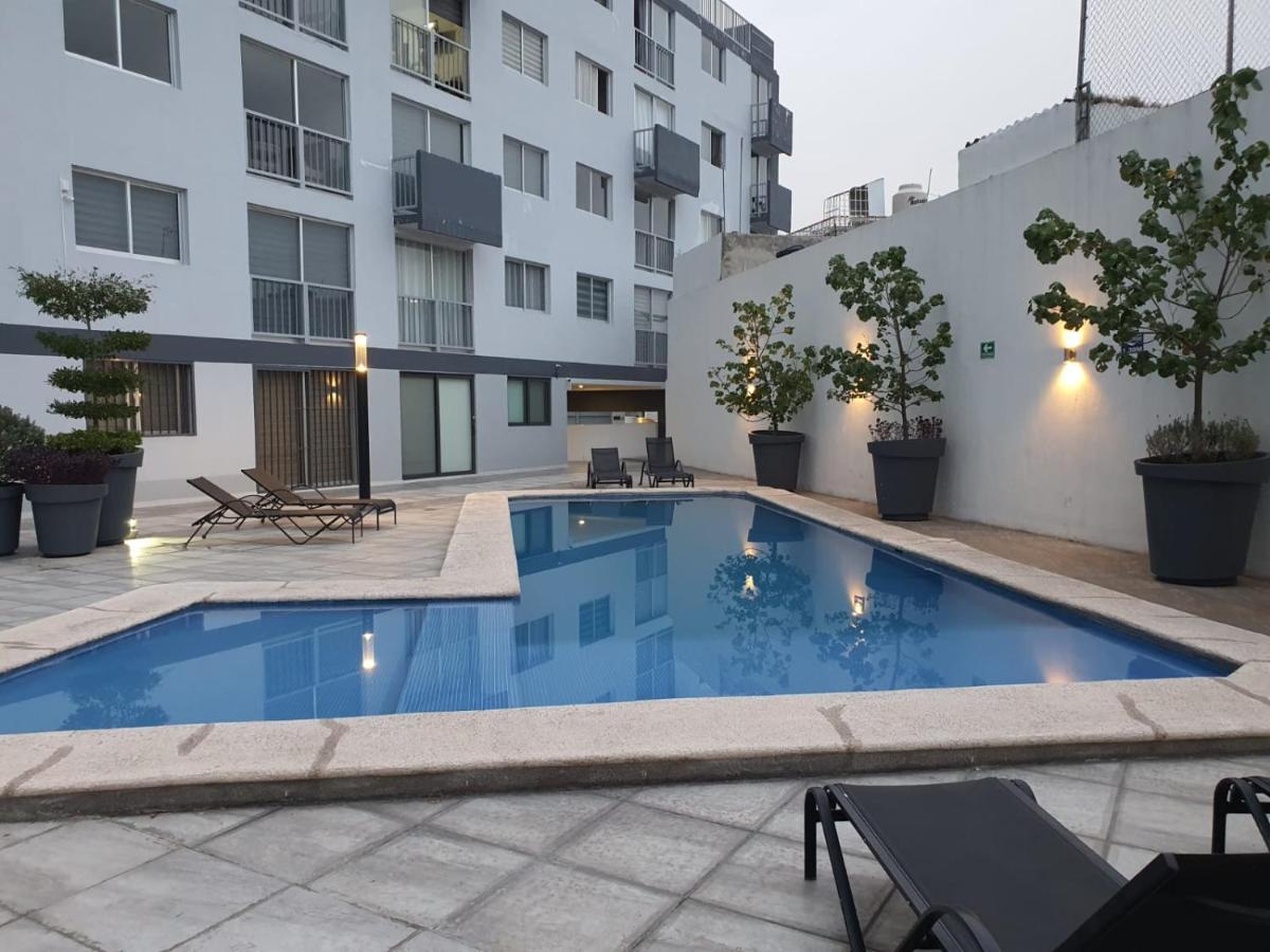 Departamento Nuevo Y Centrico Con Ambiente Familiar En Guadalajaraアパートメント エクステリア 写真